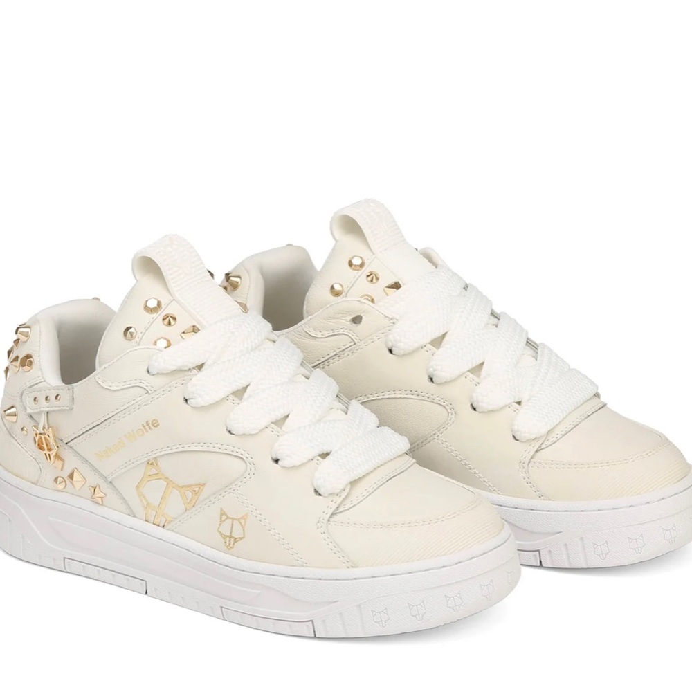 NAKED WOLFE HERO WHITE/GOLD STUD